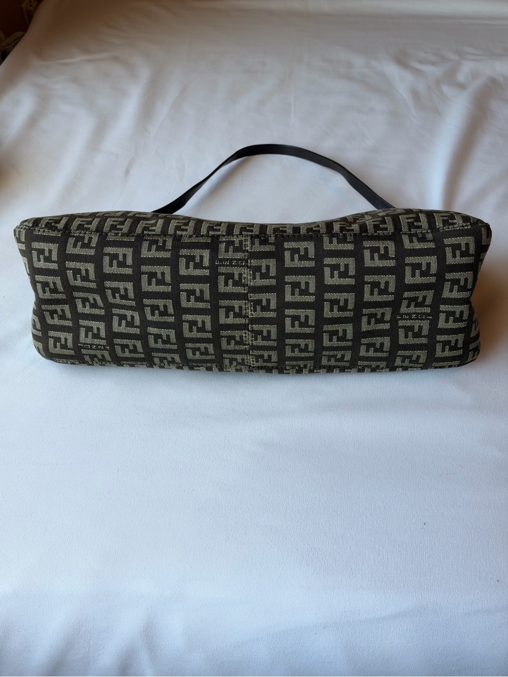 Authentic Vintage Fendi Zucchino East-West Baguette / Mamma Baguette🤎 - Picture 9 of 12